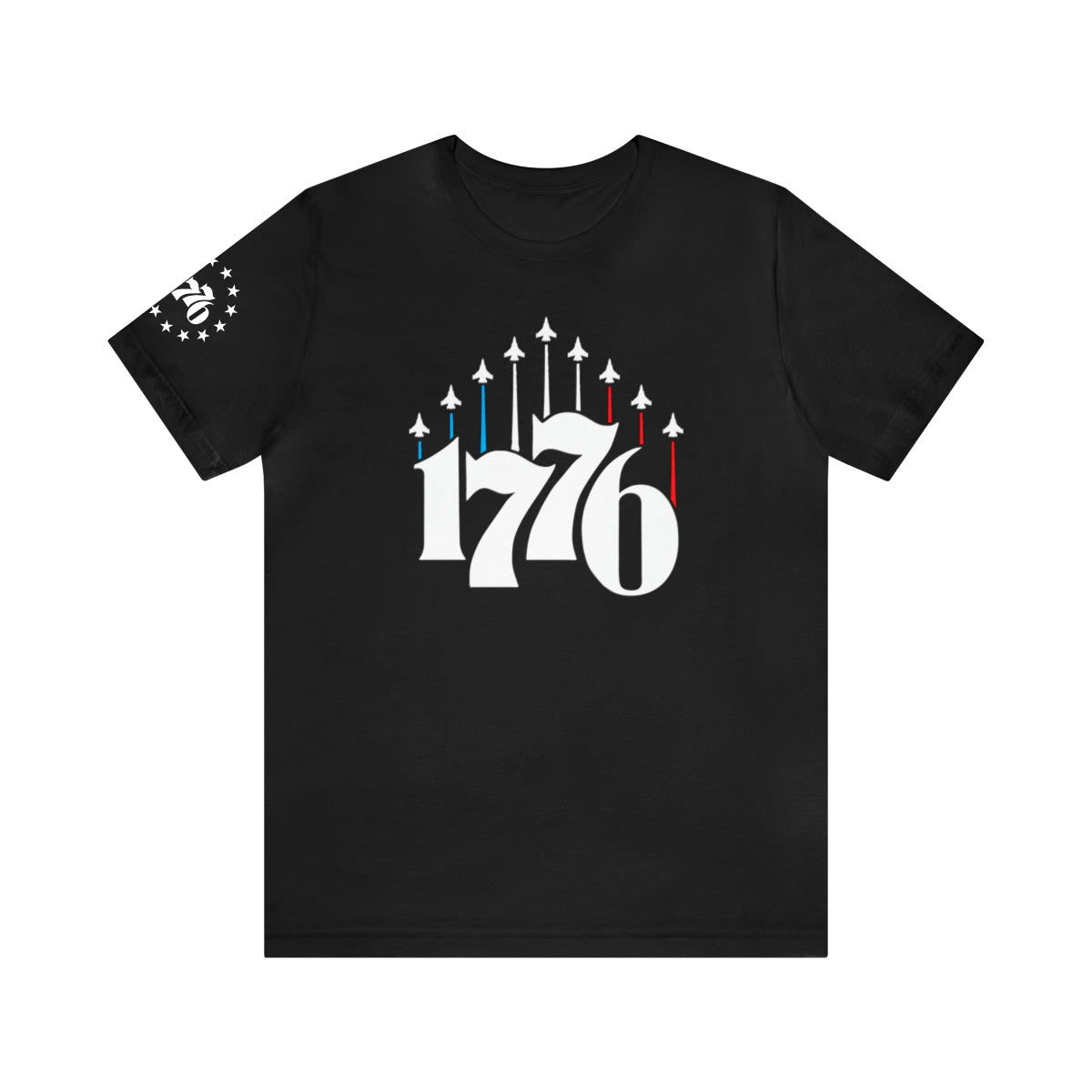 1776 Red White & Blue Fighter Jets Tee