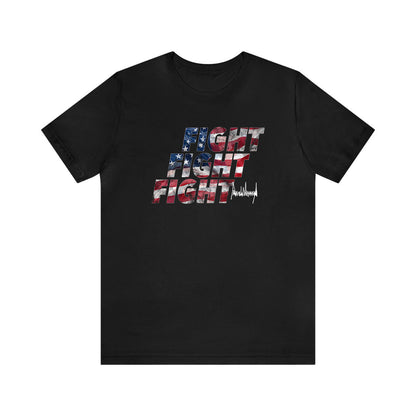 Fight Fight Fight American Flag Tee