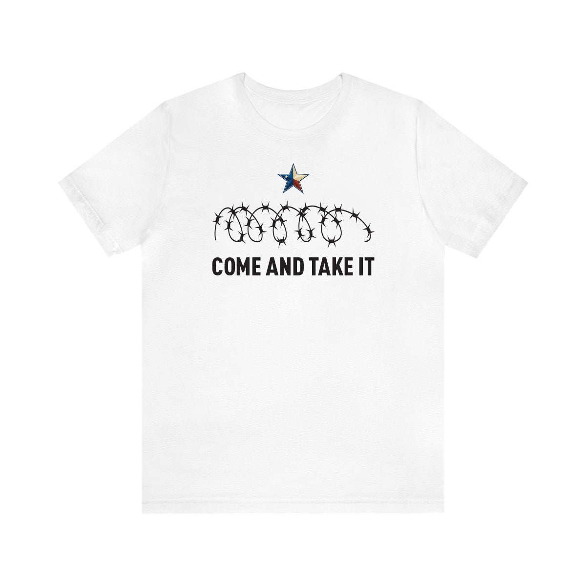 Come And Take It Barbed Wire Tee